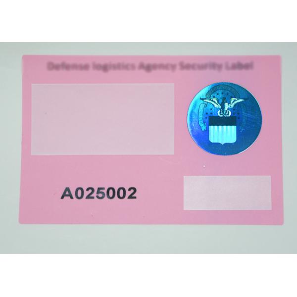 Custom Logo Design Hot Stamping Labels Matte Finished For Products Security