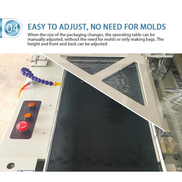 L Shaped Automatic Heat Shrink Wrapping Machine 220V For Sealed Packaging