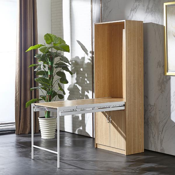 Metal Conversion Shelf E1 MDF Melamine Board Wooden Folding Dining Tables