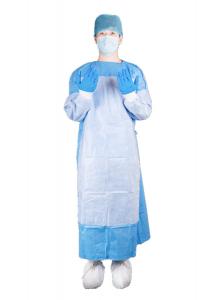 China Hospital Use Disposable SMS Surgical Gown With Reinforced Material Prevent Liquid/Blood wholesale