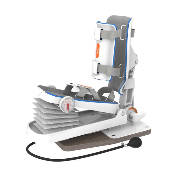 Ankle post-surgery hemiplegia stiffness foot drop dorsiflexion large angle exercise pulling tendon trainer