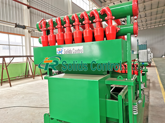 Good performance mud cleaner Drill Rig Solid Control Mud Cleaner 0.25 - 0.4mpa Working Pressure 1250kg Weight