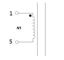2500Vrms EE10 Ferrite Core High Frequency Transformer