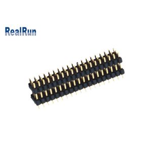 UL94V-0 2.54mm Pitch Male Pin Header Dual Plastic DIP Header Connector