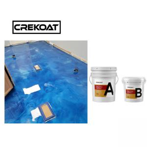 China UV Resistant 3d Epoxy Resin Metallic Concrete Floor Non Toxic wholesale