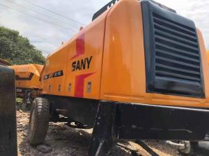 China Electric Used Concrete Trailer Pump Sany HBT6013 90KW Rated Power on sale