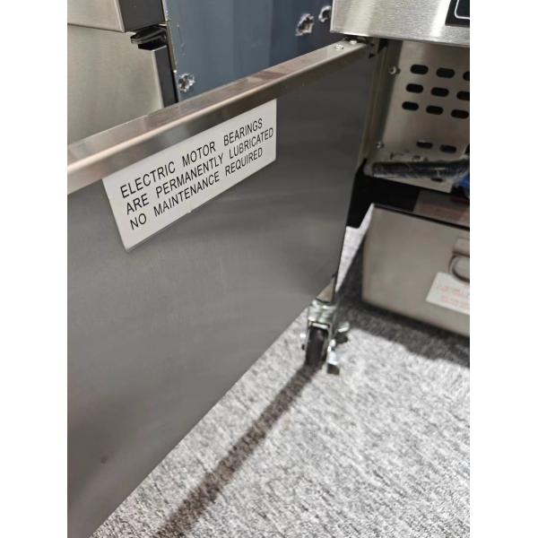 Gas Heating 220V Digital Computer Panel One Pot Two Baskets Open Deep Fryer