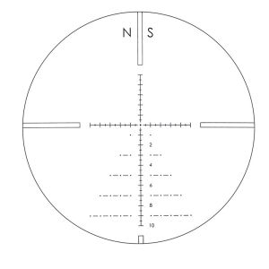 2.5-15X50SFIR Illuminated Reticle Scope With 11 Levels Glass Reticle