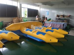 China 0.9mm PVC Tarpaulin Material Gonflable Flyfish Inflatable Flying Fish Water Ski Tube Towable wholesale