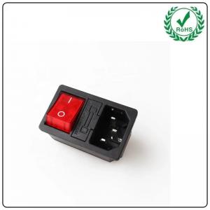 China Hot Sale Electrical Socket AC Power Socket With Rock Switch 3pin Inlet Ac Power Socket wholesale
