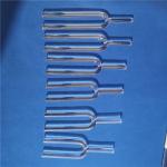 Clear crystal tuning forks one set with 7 music notes and strong packing