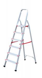 China Lightweight 1.7m 6 Step Household Aluminium Ladder wholesale
