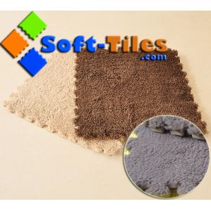 China Customized Color 30*30*1.0cm Faux Fur Plush Rug For Home wholesale