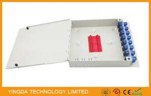 China Light Weight WAN Fiber Optic Termination Box With 16 SC Simplex ,16 LC Duplex Adapter on sale