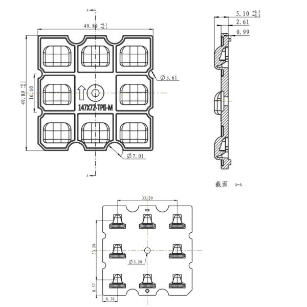 Aluminium Material Led Smd Pcb 1 Layer Customized PCB Plate Solar Lamp White Color