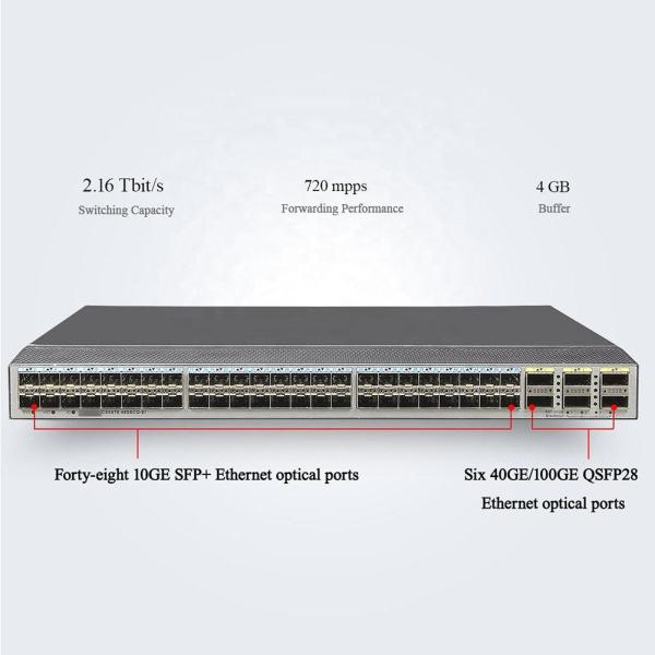 Speed 48-Port SFP Networking Ethernet Switch 6870-48S6CQ-EI with 10/100/1000Mbps Transmission Rate