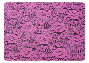 China Simplified Crochet Lace Fabric , 65% Terylene + 35% Cotton CY-CT8537 on sale