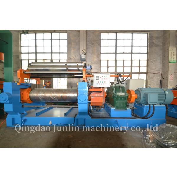 XK-710 Two Roll Open Mixing Mill Equipment 285KW For Rubber Raw Material