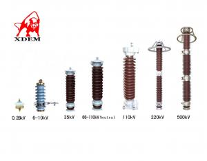 China IEC60099 Standard Lightning Surge Arrester , 110kv Porcelain Lightning Arrester wholesale