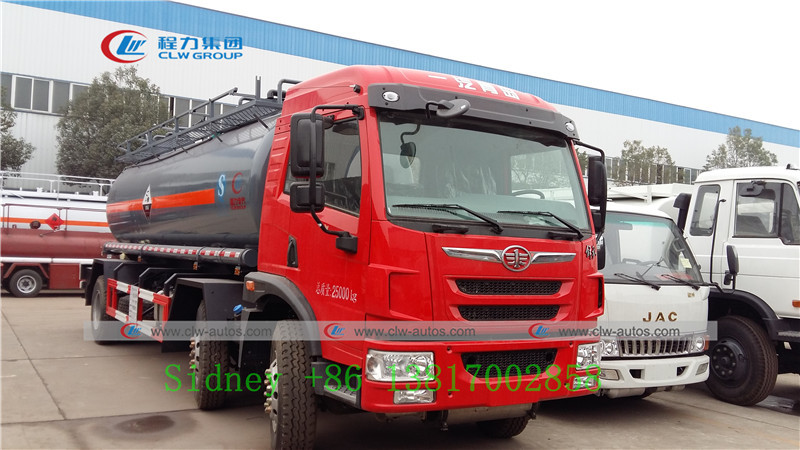 Buy cheap FAW 6X2 Chemical tanker delivery Truck For Hydrochloric Acid from wholesalers