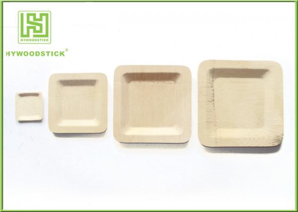 Quality Non - Flavor Wood  Appetizer Plates , Eco Friendly Rice Husk Fiber Dinner Plates for sale