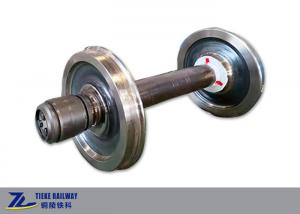 China Train Wheelset 860mm Forged Rail Wheel Axle Assembly 13t Axle Load KSR Approved wholesale