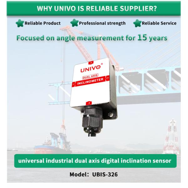 Customized Support UNIVO UBIS-326Y Inclination Sensor for High Precision Measurements