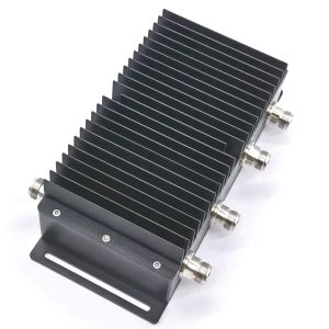 China 698-3800MHz Low Insertion Loss 4 in 1 out Hybrid Coupler NF RF Hybrid Combiner Black wholesale