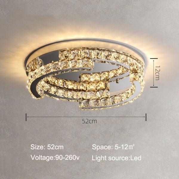 Luxury Crystal Ceiling Lamp Suitable for Living Room Bar Bedroom Ceiling Lamp(WH-CA-102)