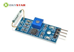 China Blue 3Pin Arduino Sensor Module Magnetron MagSwitch Reed Switch Sensor Module wholesale
