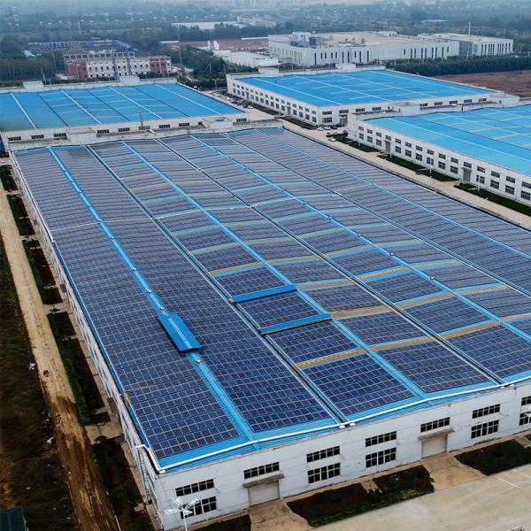 Rixin Color Steel Tile Roof Bifacial Solar Panels PERC 10MBB grade A Solar Panel System