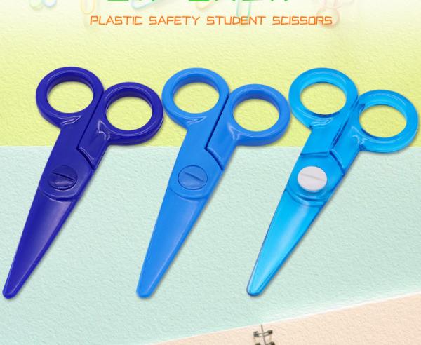 Whole Plastic Small Scissors Safe Colorful Hobbies DIY Material Tools for Kids Toddlers Teachers Preschool Hand-craft