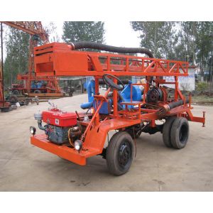 Buy cheap 20kw 300m Tractor Mounted Water Well Drilling Rig Self Propelled from wholesalers
