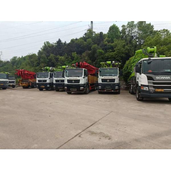 Sany Second Hand Concrete Pump Placement Truck 56m 37M For Construction Projects