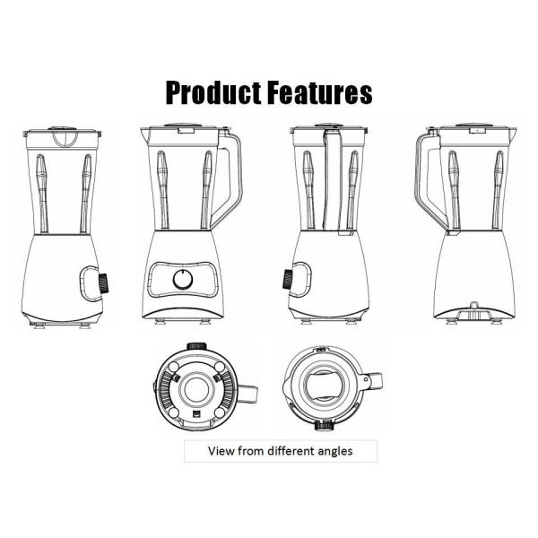 BL816W 600W GS EK1 table blender