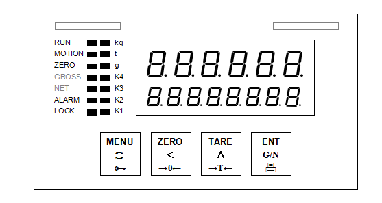 Measurement Control System Electronic Weight Indicator With Display Holding