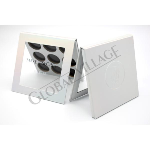 Holographic Paper Empty Magnetic Eyeshadow Palette Makeup Pan Customized