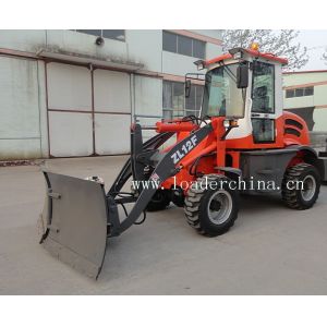 Buy cheap 1200kgs mini wheel loader ZL12F with snow blade from wholesalers