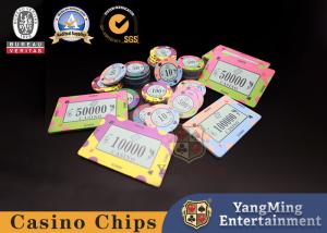 China High Temp Heat Transfer Printing Casino Poker Chips For Texas Poker Competitions wholesale
