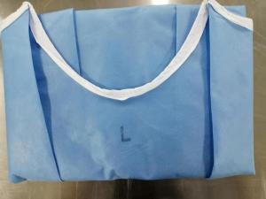 China EO Sterile Disposable Sterile Gowns PP+PE+PP Material Weight 60-70 Gsm wholesale