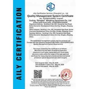 CHANGZHOU JAYU INTERNATIONAL TRADE CO., LTD. Certifications