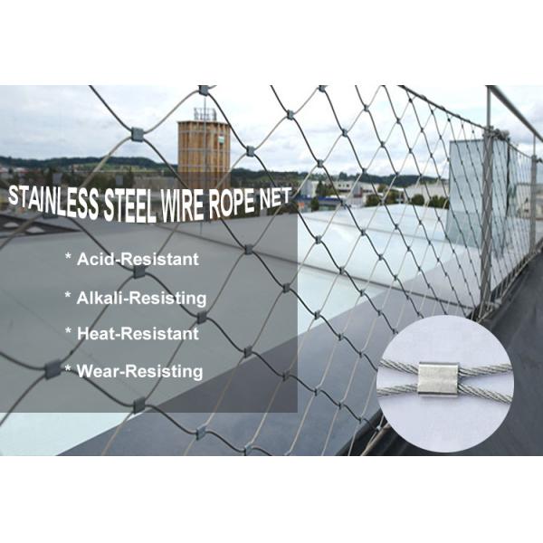 302 Stainless Steel Wire Rope Mesh Net Flexible Stainless Steel Zoo Mesh