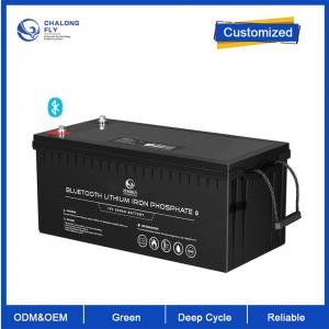 China OEM ODM LiFePO4 lithium battery 12V 200Ah Lithium Battery Customized battery lithium battery packs wholesale