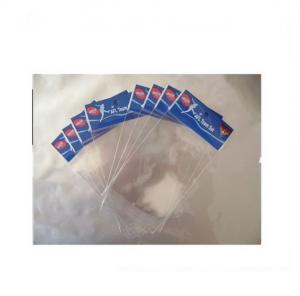 China Custom Clear Packaging Poly Bags Flexo Printing For Hair Extensions SGS  FDA ROHS wholesale