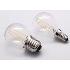 China G45 4 Watt Filament LED Light Bulbs E27 3300K Glass Lower Power Consumption on sale