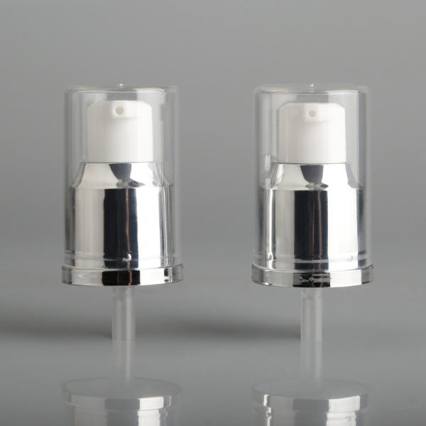24mm 20mm Aluminum Cream Pump Treatment Pump with Over Cap Customized Request