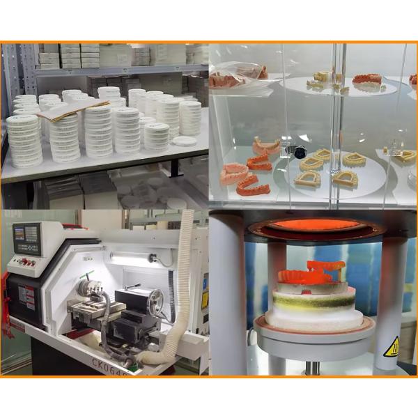 CE Manual Zirconia Blank Zirconia Cad Cam Blocks ST White