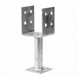 China Metric Metal Angle Post Brackets for 2x4 Wood Fences Free Mold Fee Easy Installation wholesale