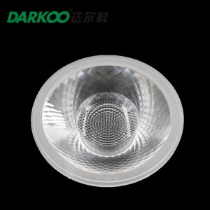 China PMMA Optical Plano Concave 45mm SMD LED Lens For Track Lamp Light wholesale
