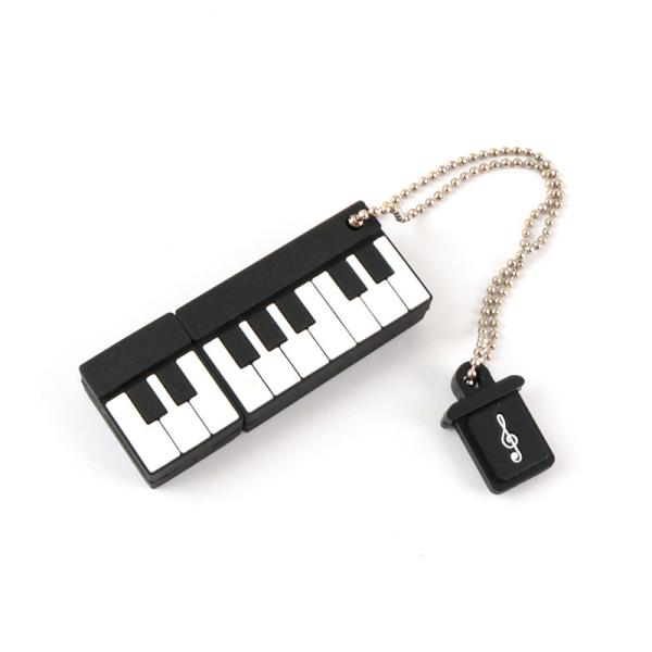 Flash Memory UDP or PCBA Custom USB Flash Drives with Open Mold Piano Shape